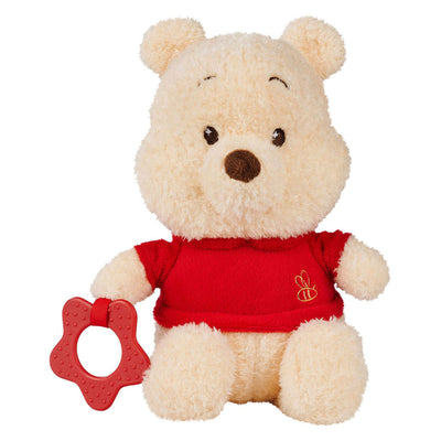 Simba disney winnie the pooh plush cuddly toy with teething ring - 25cm