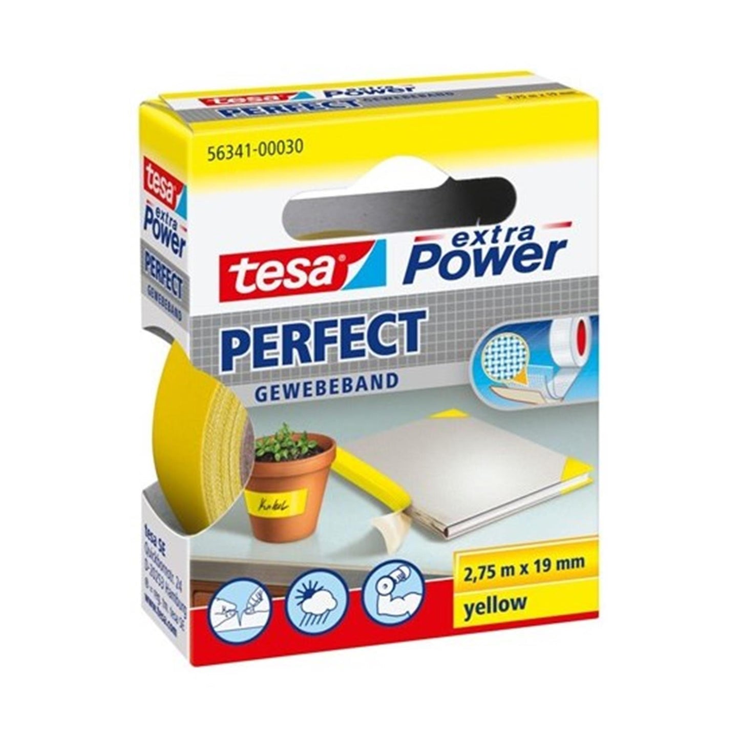 Tesa extra power perfetto giallo