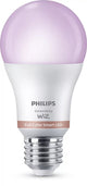 Philips led philips smart lighting - lamp 2-pack - slimme led-verlichting - gekleurd en wit licht - e27 - 60w - mat - wi-fi