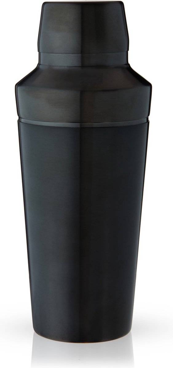 Viski titanium cocktail shaker - stainless steel - 550ml - black