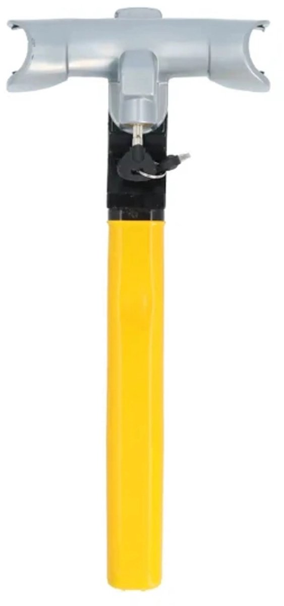Blocca volante Carpoint con bloccaggio rotativo - antifurto - elevato effetto preventivo - sicurezza visibile - impossibile girare il volante - installazione semplice