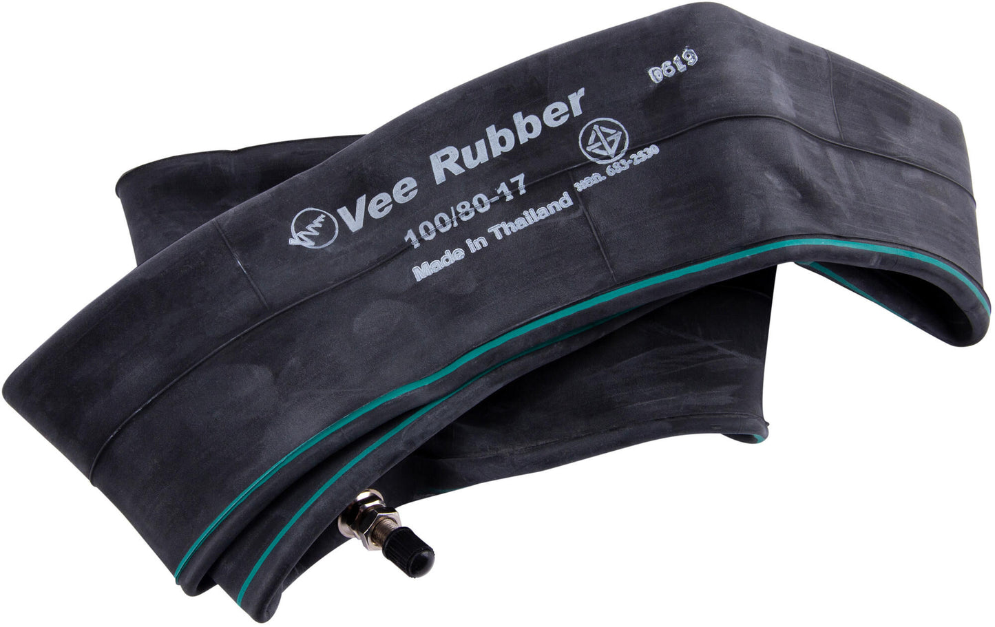 Tubo de caucho de ganado 100 80-17 Válvula TR4