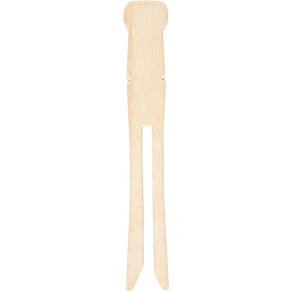 Mollette da bucato Creative Company, l: 9,5 cm, l: 1,4 cm, 100 pezzi 1 scatola