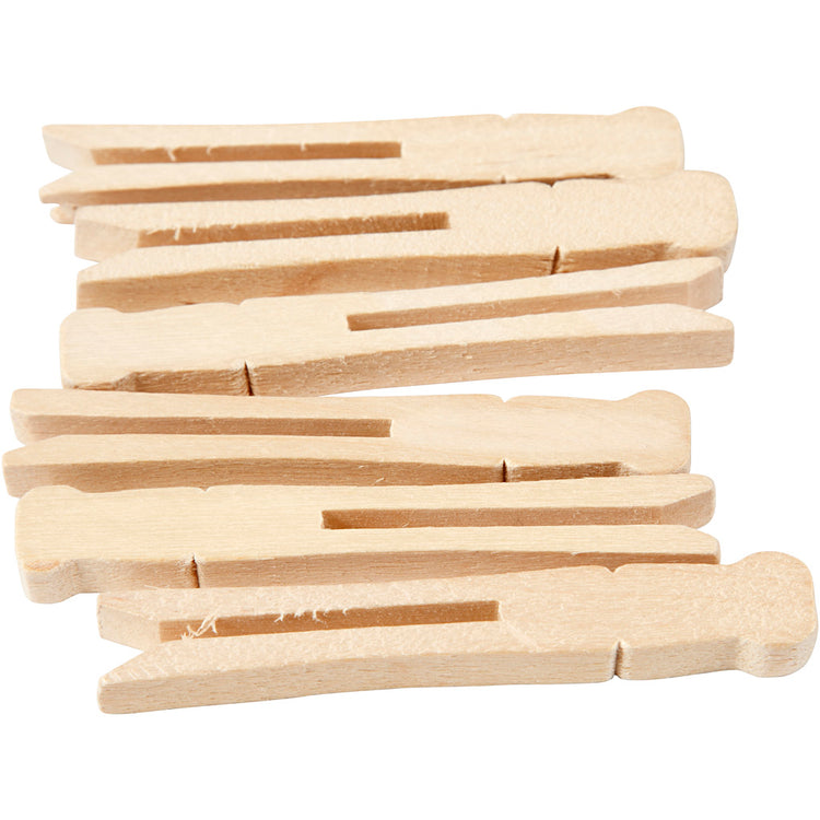 Mollette da bucato Creative Company, l: 9,5 cm, l: 1,4 cm, 100 pezzi 1 scatola