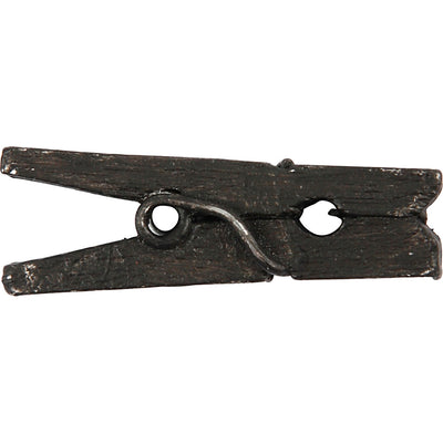 Creativ company mini pinzas para la ropa, largo: 25 mm, ancho: 3 mm, negro, 36 piezas 1 caja