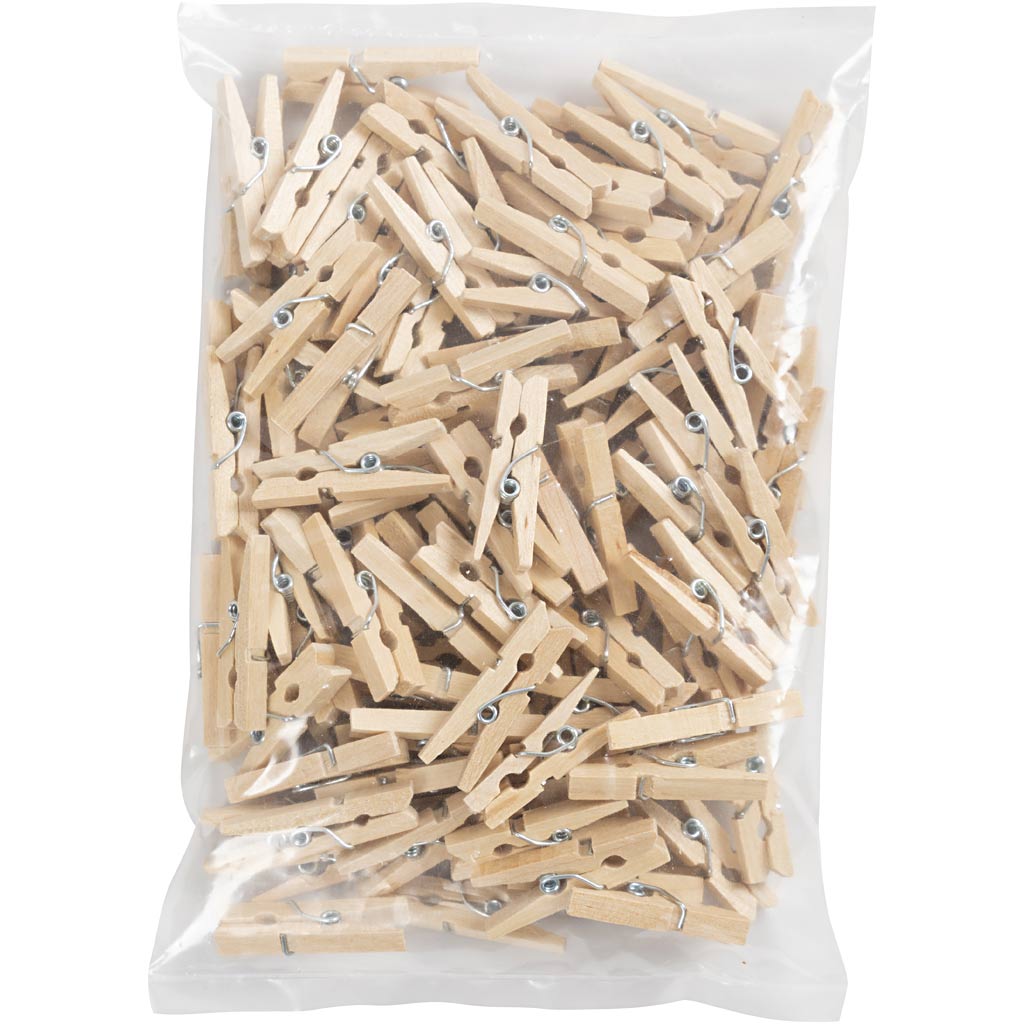 Mini clavijas de ropa, 100.