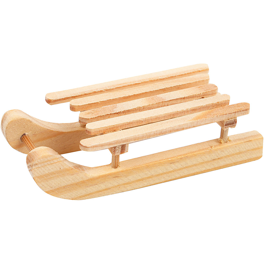 Creativ company sled, size 6.5x2.5 cm, 2 pieces 1 box