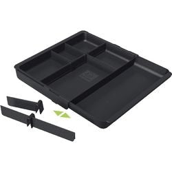 Inserto de cajón exacompta 316014d poliestireno 36x246x298 negro