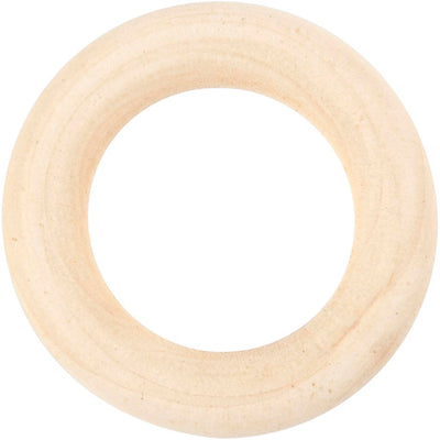 Creativ company anillo de madera, d 35 mm, 8 piezas, 1 caja