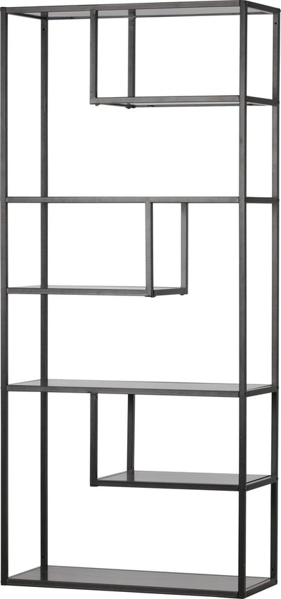 Credenza Wood Teun - metallo - nero - 188x85x35