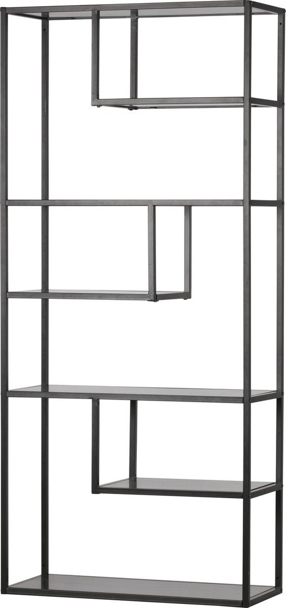 Credenza Wood Teun - metallo - nero - 188x85x35