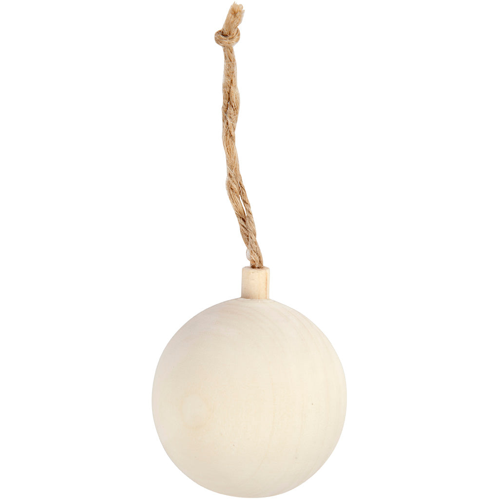 Madera colgante de Navidad de Navidad, 5,5 cm
