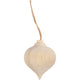 Colgante de la empresa creativ bola de navidad de madera puntiaguda
