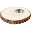 Soporte de luz de té de disco de madera de Creativ Company 14-16cm