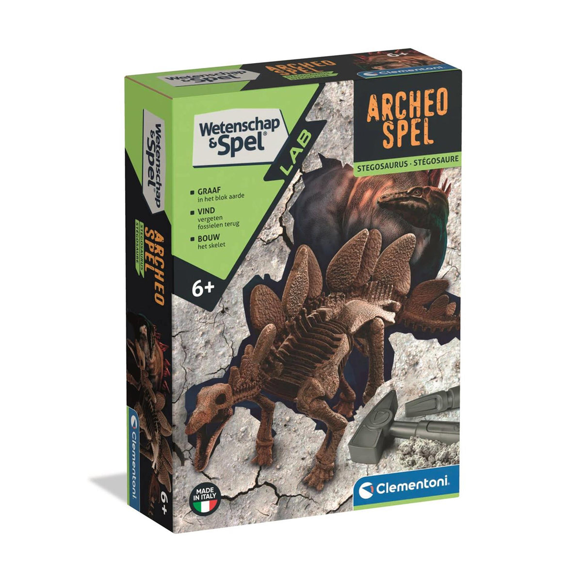 Clementoni Archeo game Stegosaurus