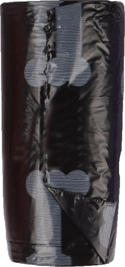 Flamingo - prácticas bolsas para excrementos para el cuidado de perros - negro - 4 x 15 bolsas