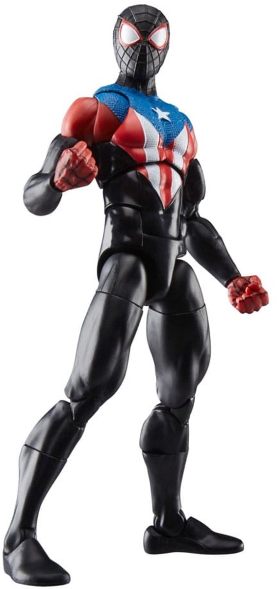Hasbro Spider-Man 2 Marvel Legends Gamerverse Action Figure Miles Morales (vestito Boricua) Action Figure da 15 cm