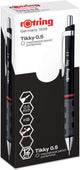 Portamine Rotring Tikky | hb | 0,50 mm | custodia nera | 12 pezzi