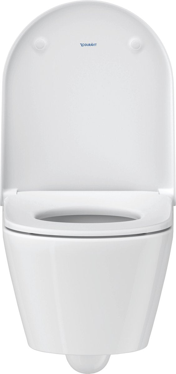 Duravit d-neo wandtoilet met zitting 37x54x40cm wit hoogglans