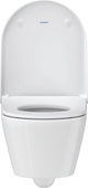 Duravit d-neo wandtoilet met zitting 37x54x40cm wit hoogglans