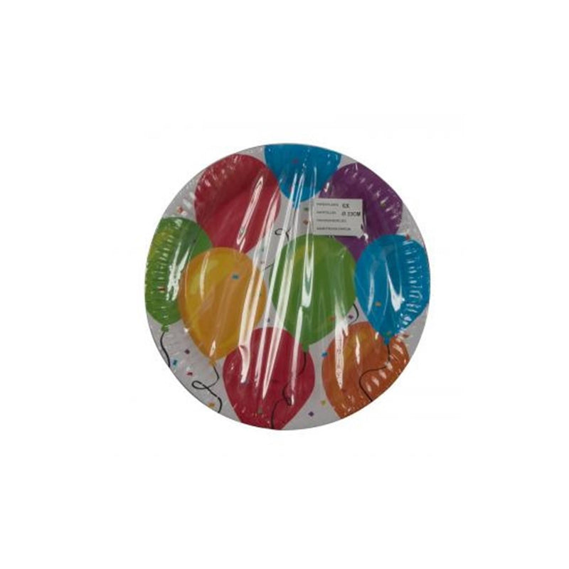 Piatto di carta 23 cm 6 pezzi