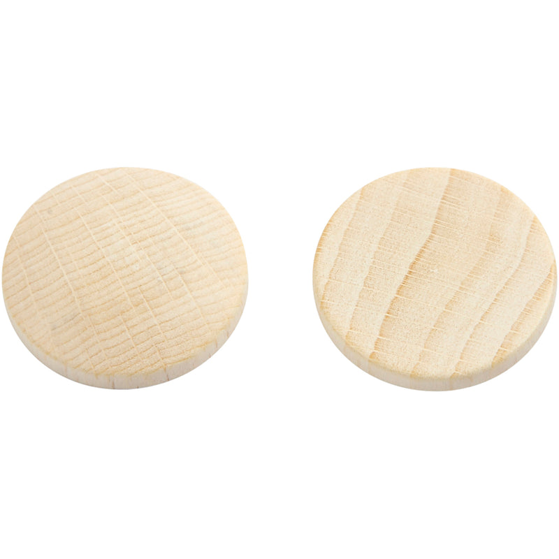 Bottoni in legno Creative Company, d 25 mm, spessore 5 mm, 15 pezzi 1 scatola