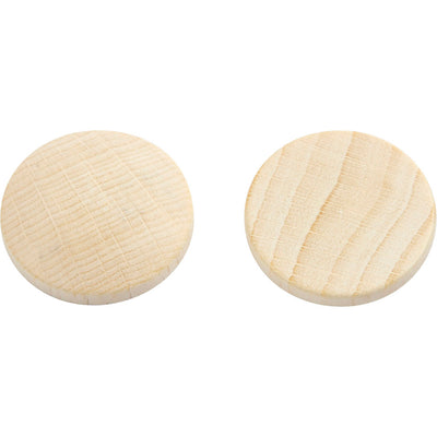 Botones de madera Creativ company, d 25 mm, espesor 5 mm, 150 piezas 1 caja