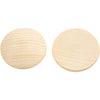 Botones de madera Creativ company, d 40 mm, espesor 6 mm, 10 piezas 1 caja