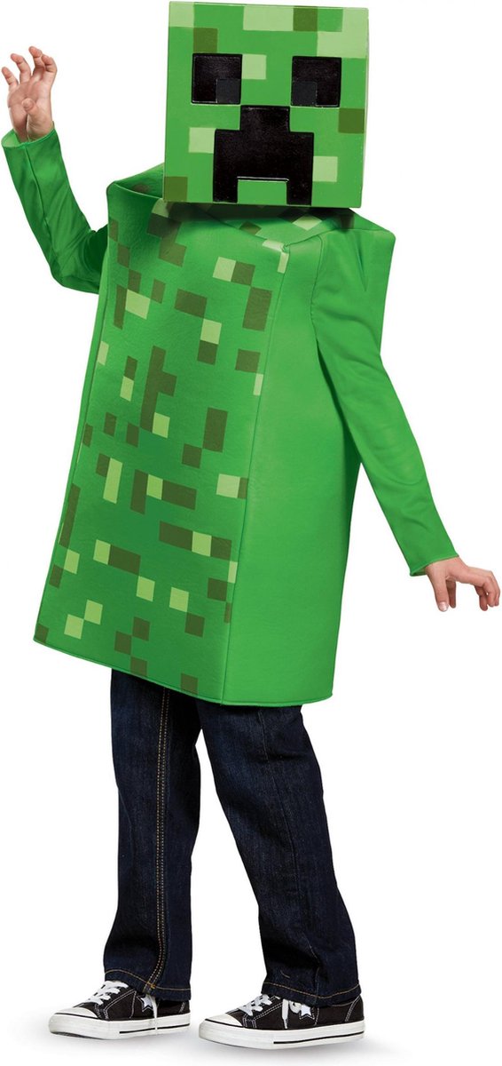 Travestimento vegaoo - classico costume da creeper di Minecraft per bambini