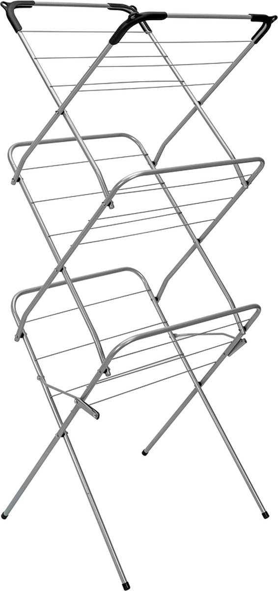 Metaltex Tomado Metaltex Concierto Slim Draogkrek 9.5 m Plata con soportes de ropa