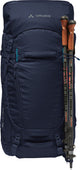 Vaude trekkingrugzak toeristische rugzak women's astrum evo 55 + 10 eclipse donkerblauw