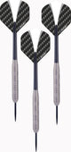 Longfield Darts Steeltip Dartspijl Set 23 gramos Silver Black 3 piezas