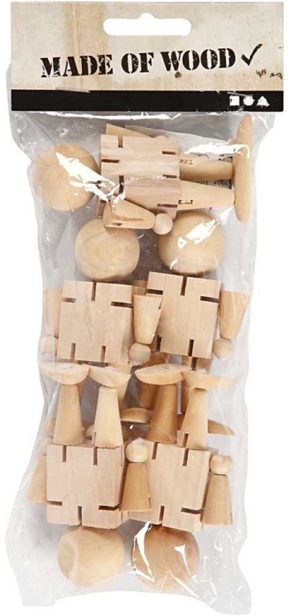 Figura elastica Creative Company, h: 8 cm, 5 pezzi 1 scatola