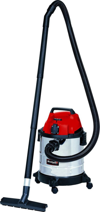 Aspirador eléctrico en seco y húmedo Einhell tc-vc 1820 sa - 1250 w - 180 mbar - 20 l - tubo de plástico de 3 partes - manguera de aspiración de 150 cm - filtro de espuma - conexión automática