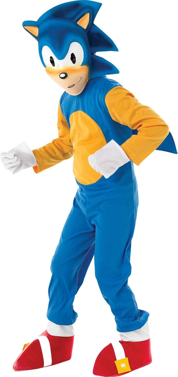 Rubies - disfraz de sonic deluxe infantil (talla s)