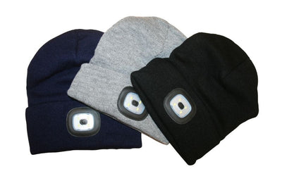 Cappello con lampada a LED (comprese le batterie) 80 lume, colore di sortita. una taglia, si adatta a tutti