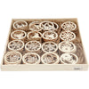 Creativ company addobbi natalizi, d 8 cm, spessore 0,3 cm, 144 pezzi 1 scatola