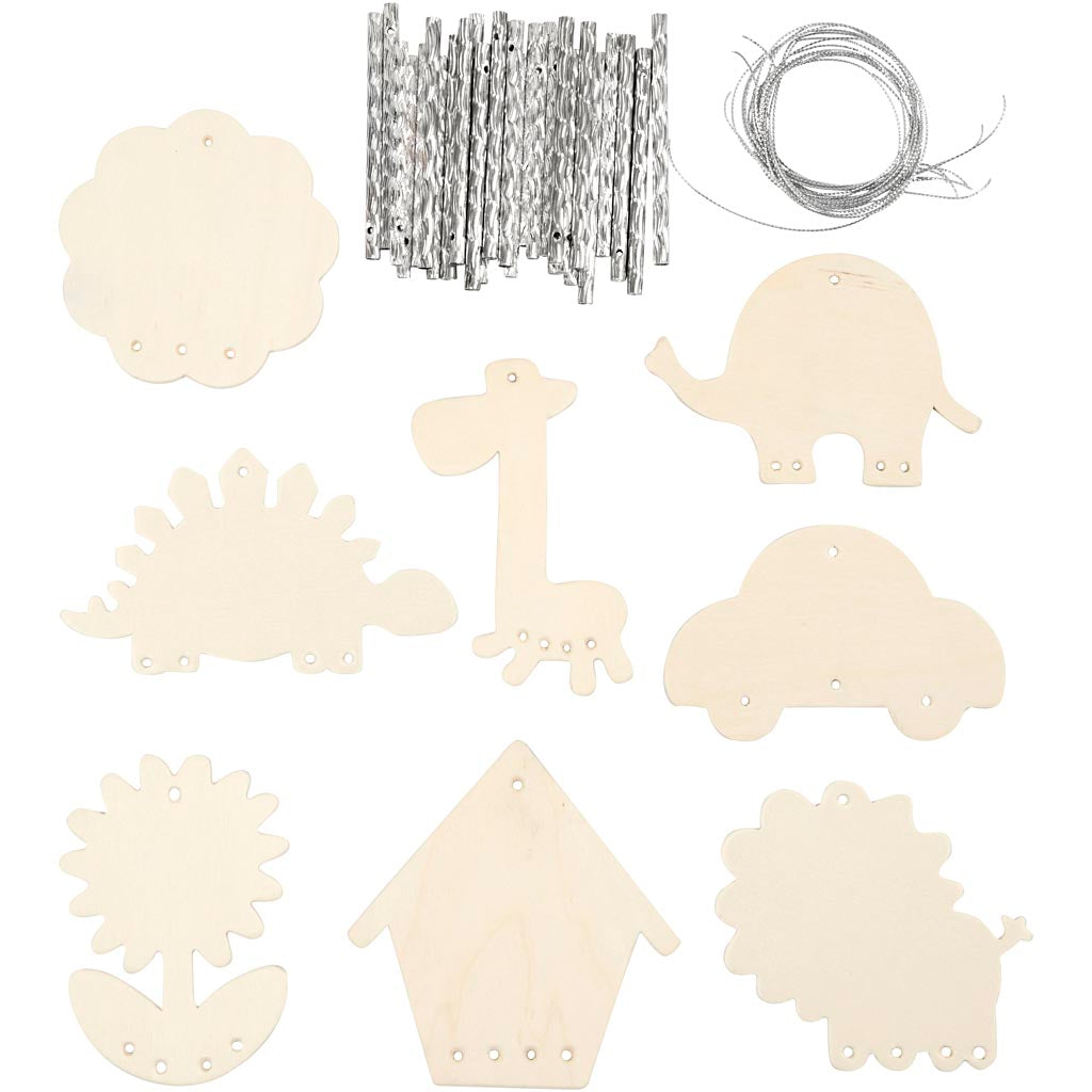 Campanas de viento Creativ Company, tamaño 9-14 cm, grosor 2 mm, 24 piezas 1 caja