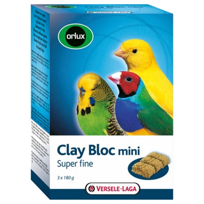 Orlux Clay Block Mini Canary Parkeet Birds tropical