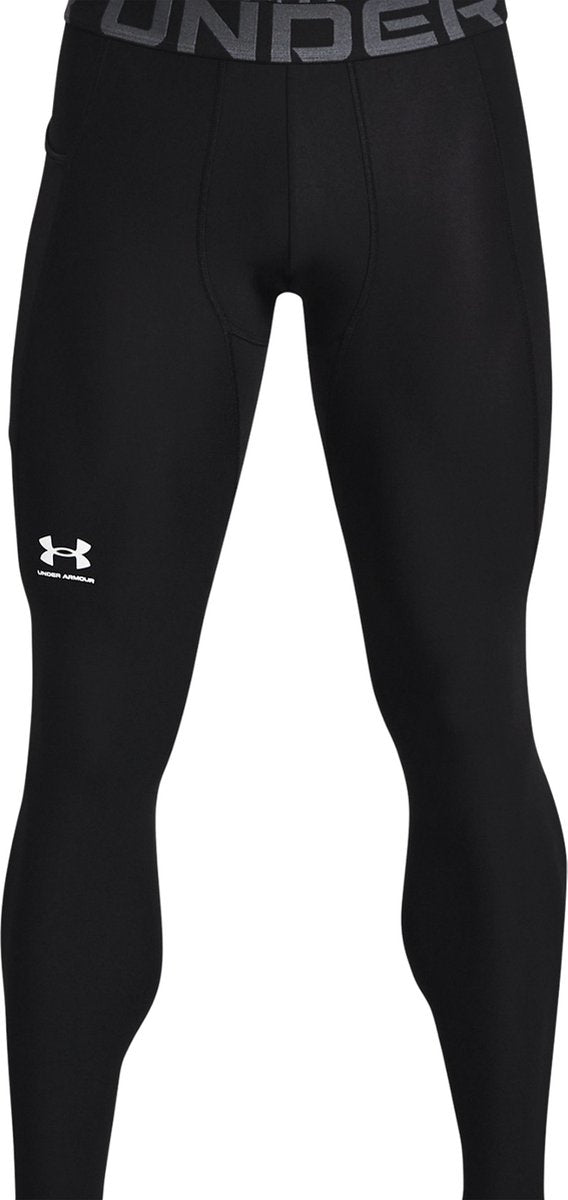 Pantaloni sportivi da uomo Under Armour UA HG Armor Leggings-BLK - Nero - Bianco