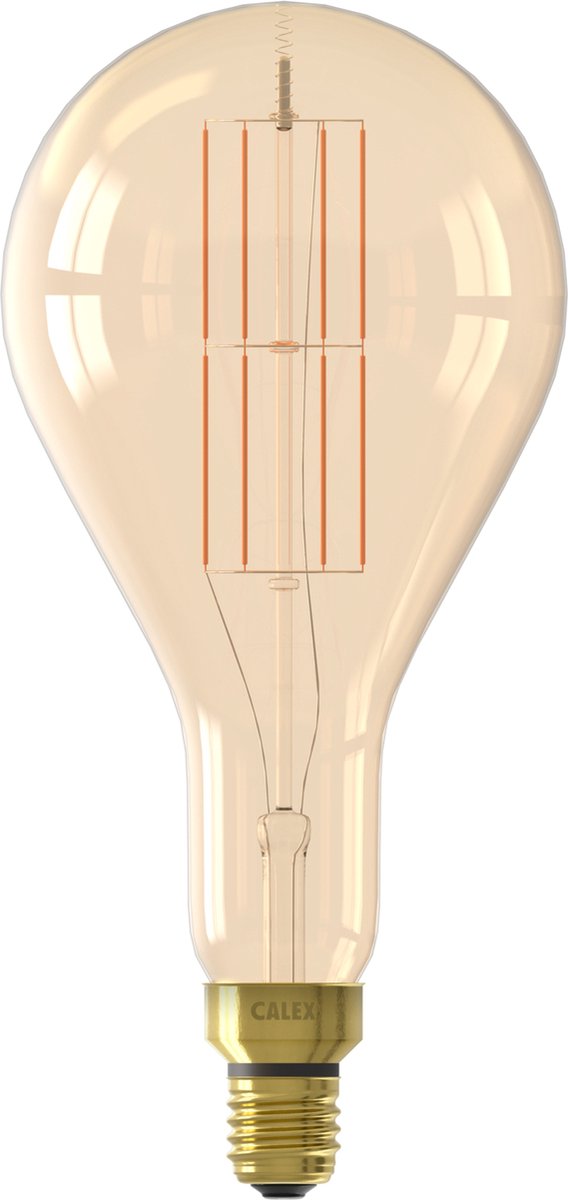Calex splash xxl goud - e27 led lamp - filament lichtbron dimbaar - 10,5w - warm wit licht