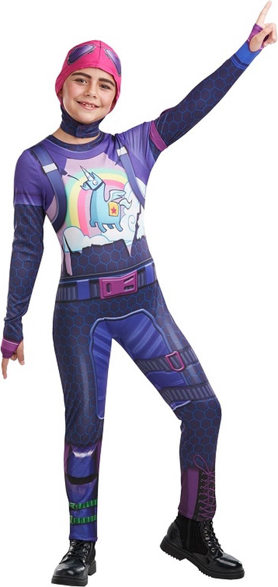 Completo travestimento bomber tween brite rubini fortnite 9-10 anni