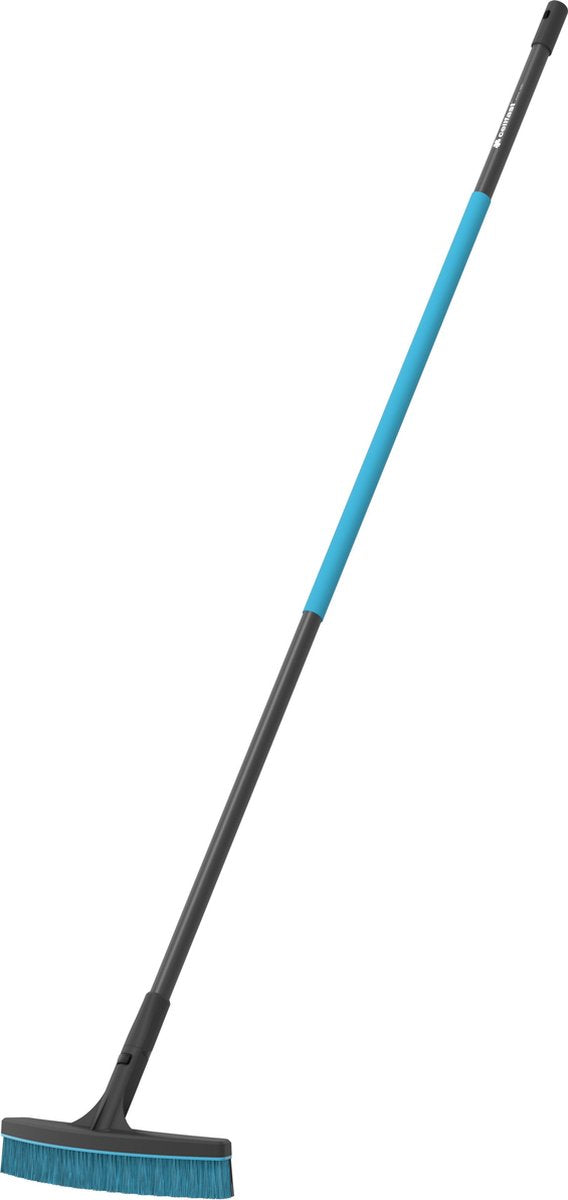 Cellfast bezem met brede 39 cm. borstel - lichtgewicht - softgrip - twee diktes borstelharen