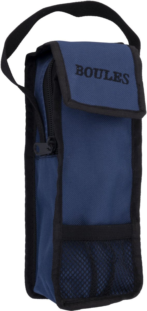 Engelhart borsa porta bocce – blu – adatta per 3 bocce – borsa per bocce con maniglia – chiusura in velcro – accessorio per bocce –