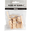 Creative Company Small Wooden Accessori per decorazioni, 13dlg.