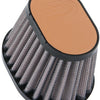 Dna sportluftfilter leather top sport air filter 100 x 75mm brown