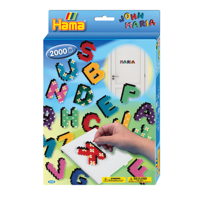 Hama Ironing Bead Set Letters, 2000st.