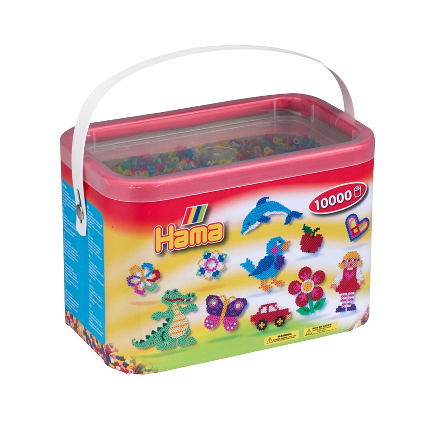 Hama Iron Beads in Emmer Transparent Mix (053), 10.000 °.