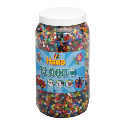 Hama Iron Beads in Pot Mix (068), 13,000.