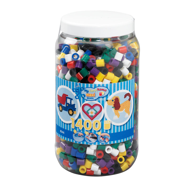 Hama Iron Beads Maxi in Pot Mix Standard (00), 1400st.